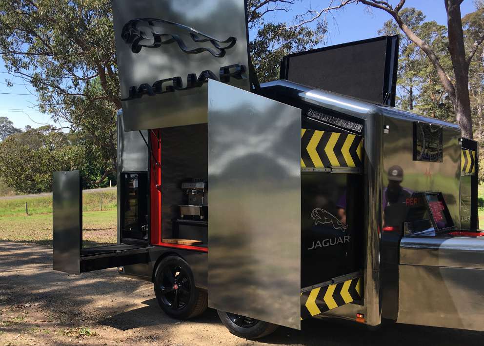 Jaguar trailer interior fabrication